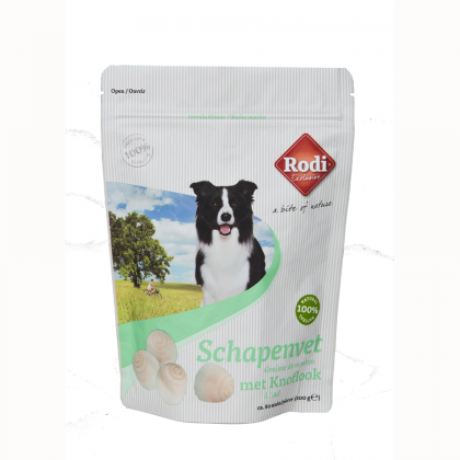Honden en teken rodi schapenvet knoflook